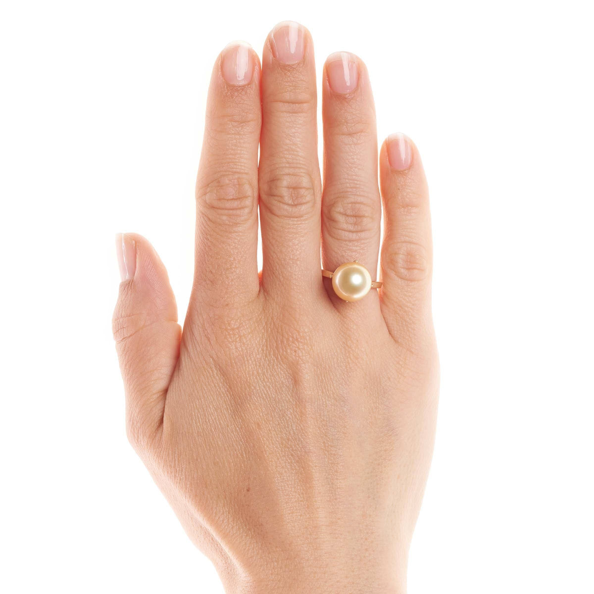 Oracle Collection 11.0-12.0 mm Golden South Sea Pearl Ring