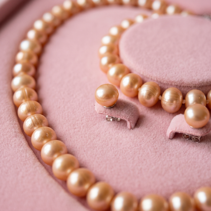 Lumière Pearl Necklace Set – FREE Matching Bracelet & Earrings Included