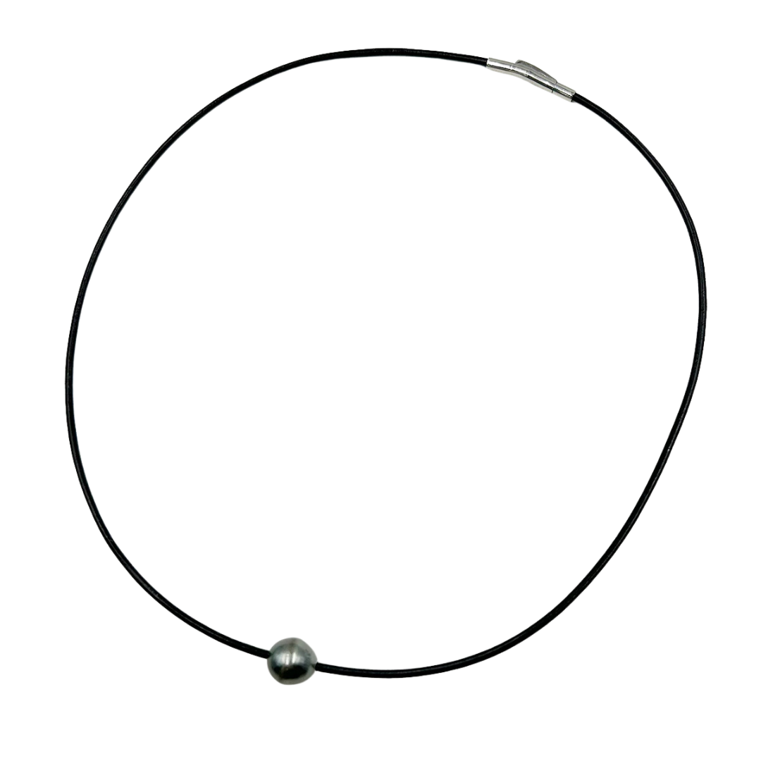 High-Quality Natural Tahitian Baroque Pearl Necklace 8.0-10.0mm