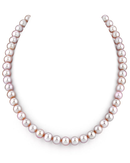 Pink Freshwater Pearl Necklace  7.0-7.5mm