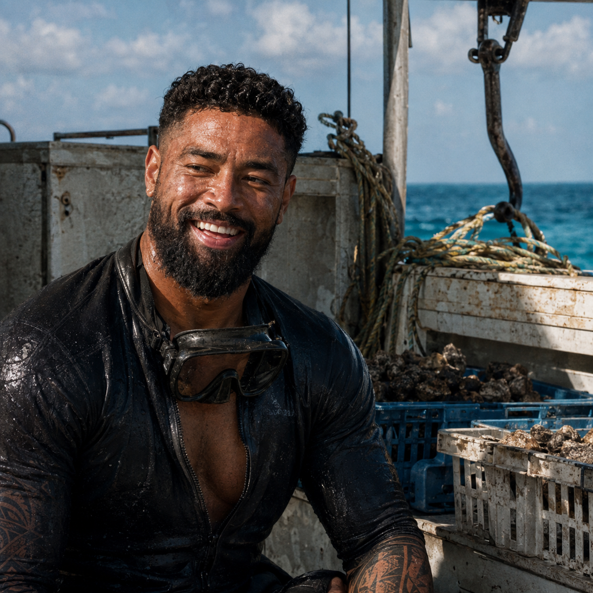 TAAROA — AGE 35 Eldest Son · Lead Diver