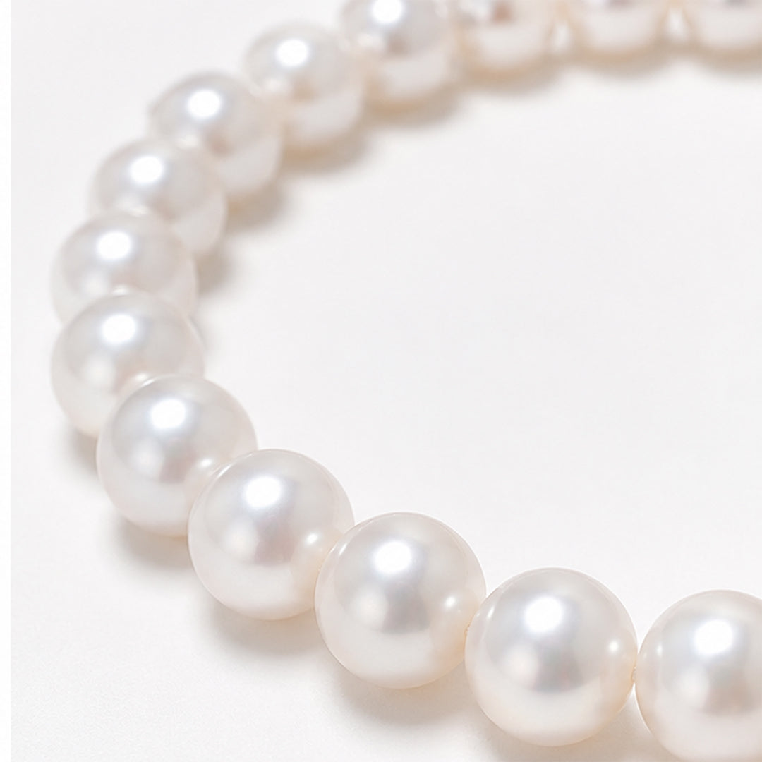Mahana 7–8mm White Baroque Freshwater Pearl Bracelet