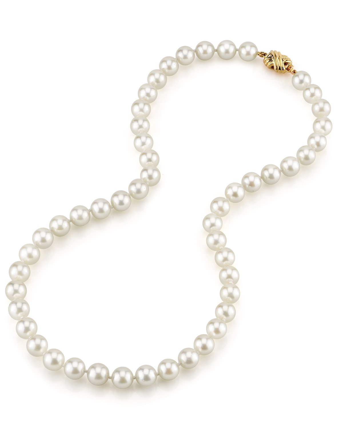 White  Akoya Pearl Necklace - 9.0-11.0mm