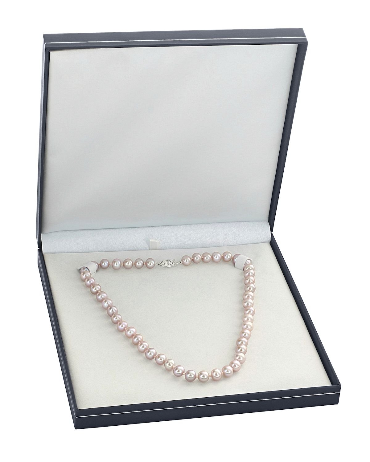 Pink Freshwater Pearl Necklace  7.0-7.5mm
