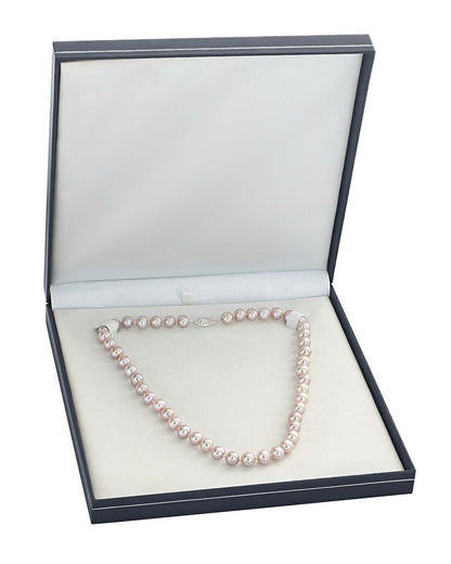 Pink Freshwater Pearl Necklace  7.0-7.5mm